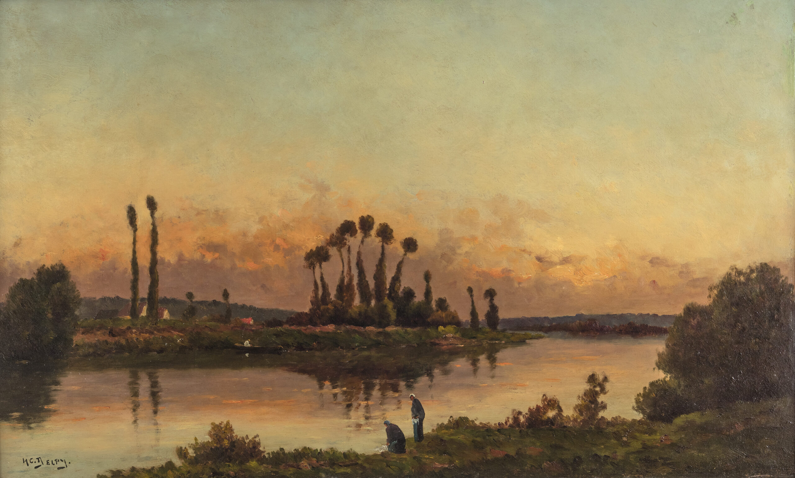 Sunset at Porte-joie