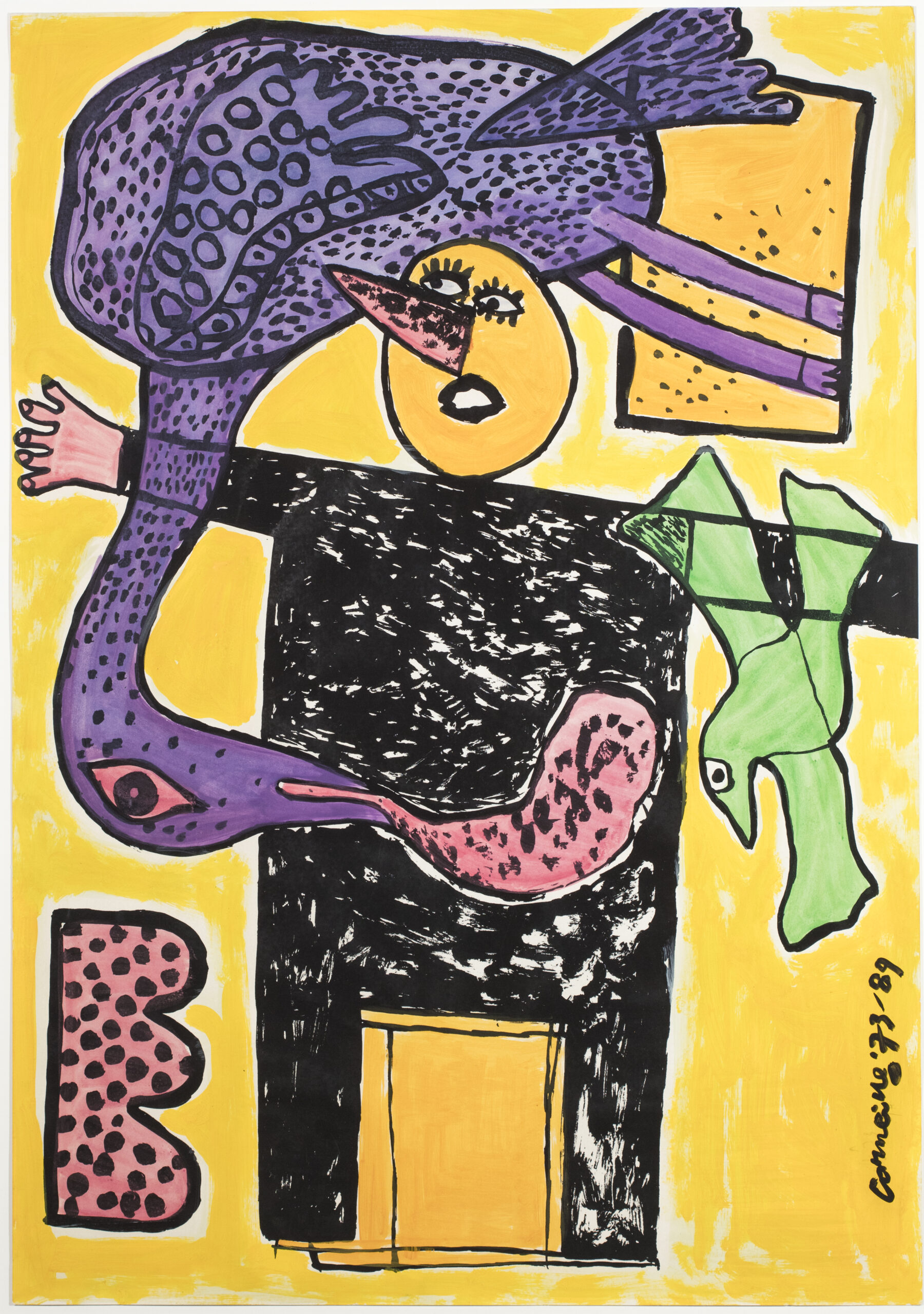 Personnages et oiseaux