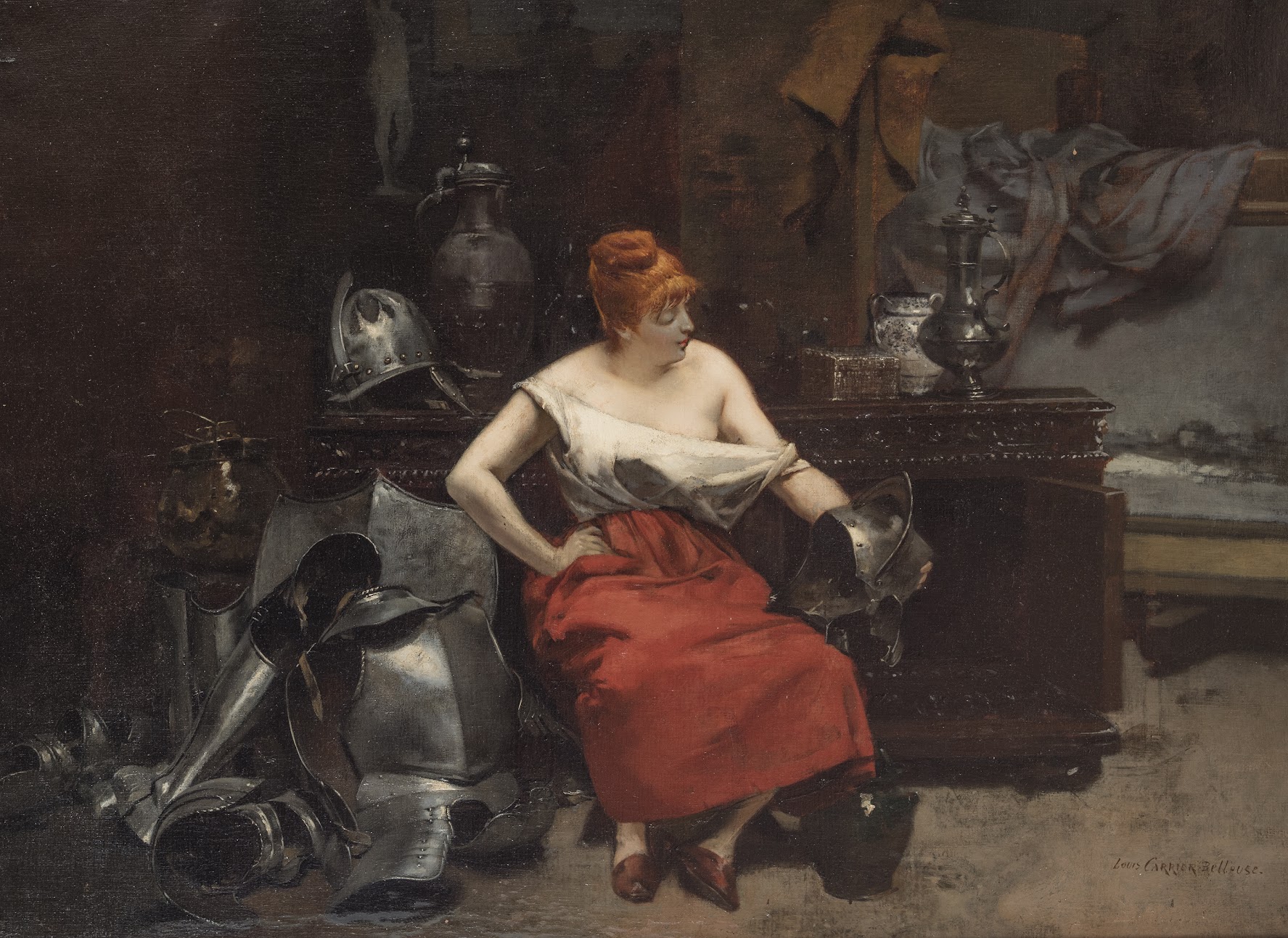 Woman in armor