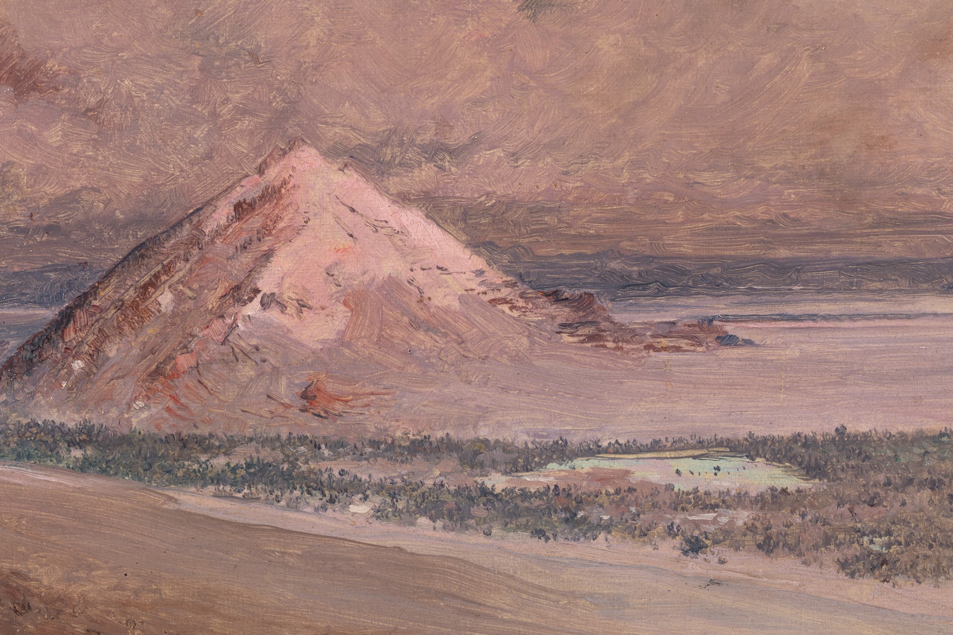 View of the Ghriss plain