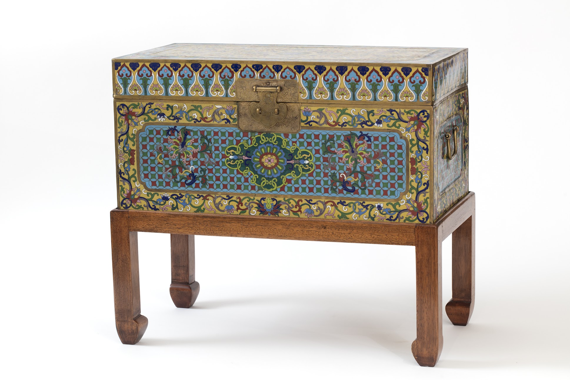 Coffre cloisonné