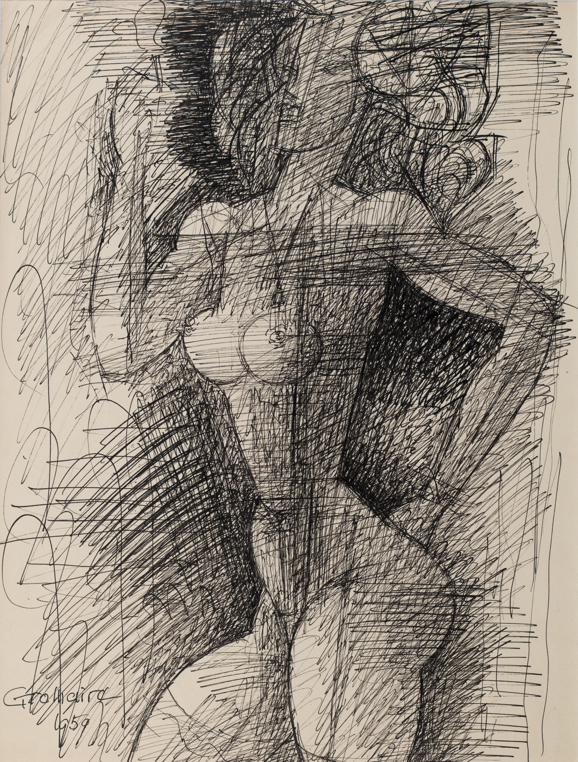 Woman with a cigarette